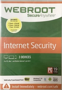 Webroot SecureAnywhere Internet Security - Full Version for Windows & Mac... - Picture 1 of 2