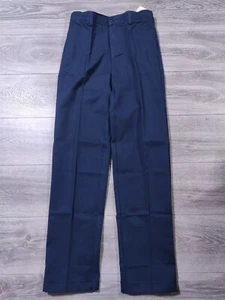Lands End Pants Boys 18 Slim Blue School Uniform Bottoms 32" Inseam Kids - Picture 1 of 8