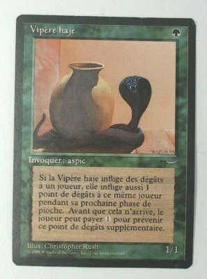 MTG Bling - FFB - Nafs Asp "Vipere haje" - Renaissance (French) -B116 - Image 1 of 2