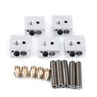 High Performance Throat Tube Brass Extruder Nozzle Set Works With Anet A8