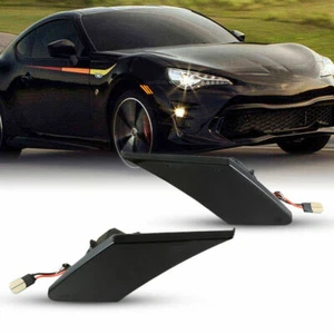 2x Smoked LED Side Marker Turn Signal Light For Subaru BRZ Scion FRS 86 Toyota - Picture 1 of 9