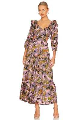 Nuevo con etiquetas Vestido Maxi al Tobillo Cleobella Paris en Niveles - Para Mujer Talla S Pequeño - Cintura Cortada Foto 1 de 4