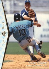 1995 SP Silver Kansas City Royals Baseball Card #162 Greg Gagne