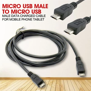 Micro USB to Micro USB OTG Cable Male to Male High Speed Sync Transfer Data CobK - Zdjęcie 1 z 12