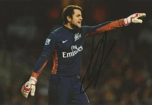 ARSENAL & POLAND: LUKASZ FABIANSKI SIGNED 6x4 ACTION PHOTO+COA - Picture 1 of 1