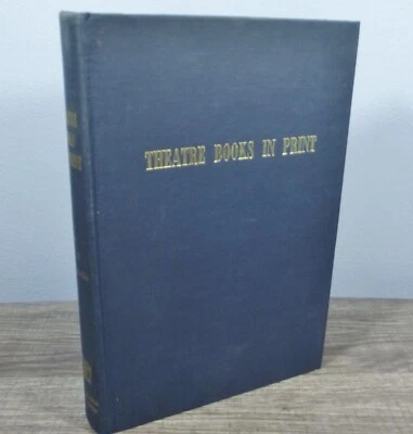 Theatre Books in Print AE Santaniello The Drama Book Shop Vintage 1963 Book Foto 1 de 4