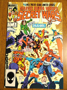 Marvel Super Heroes Secret Wars #5 Layton X-men Cover NM- Wolverine 1st Print