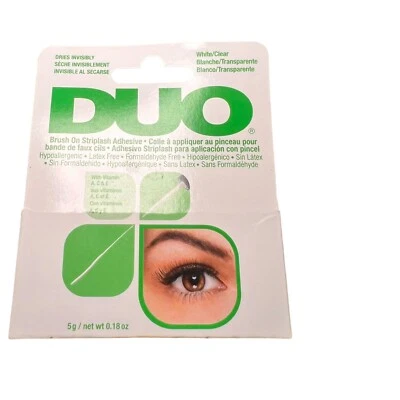 Duo Brush on Striplash Adhesive white/clear for Strip Lashes 5 g #56812 NIB - Image 1 of 4