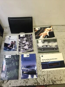 Owners Manual Operator Book 02 2002 BMW E46 325i 330i 330xi s Set W/ Case OEM - Picture 1 of 9