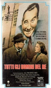 TUTTI GLI UOMINI DEL RE - Film Thriller VHS - Foto 1 di 1