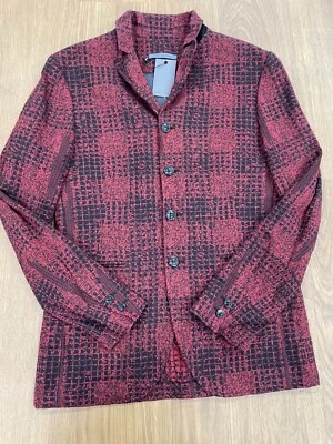 NWT $1398 John Varvatos Red Coat In Size:56 - Image 1 of 4