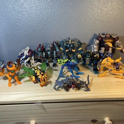Transformers Beast Wars Beast Machines Transmetals 2 Cheetor Dinobot Optimus LOT - Image 1 of 4
