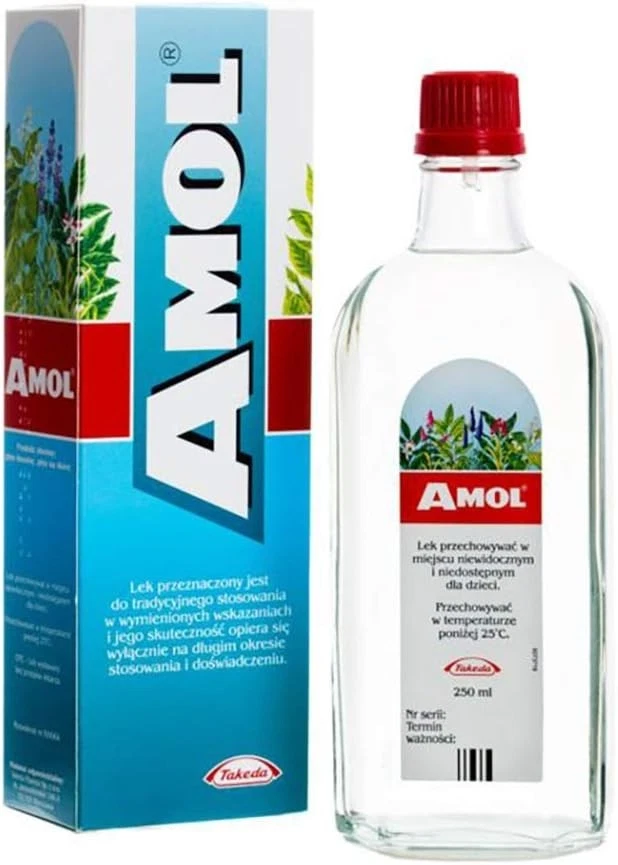 Amol Kräuter-Medizin 250ml Naturheilmittel Erkältung Muskelschmerzen Einreibung - Bild 1 von 1