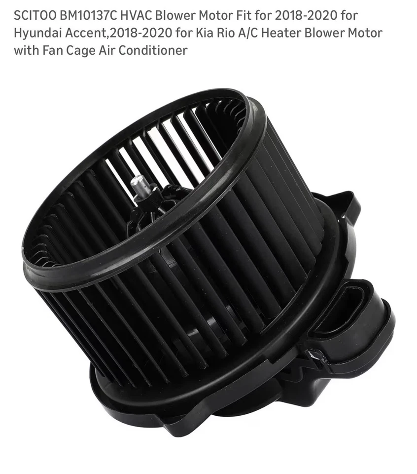 Motor de soprador BM10137C HVAC adequado para 2018-2020 para Hyundai Accent, ar condicionado - Imagem 1 de 4