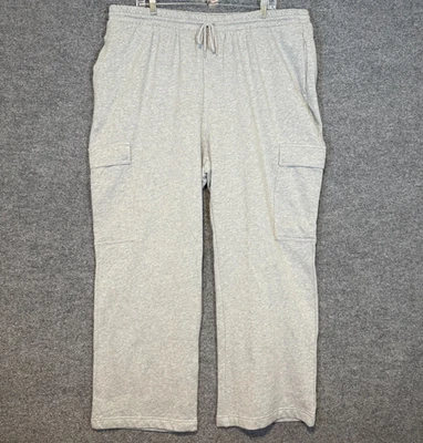 Pantalones deportivos Old Navy para mujer 2X XXL gris cargo polar tan cómodos talla grande Foto 1 de 4