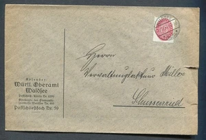 Reich tedesco: bella copertina ufficiale del 1931 - Waldsee - usata - Foto 1 di 1