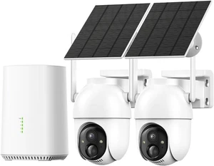 Aume Security Cameras Wireless Outdoor with Home Base, No Subscription, - Picture 1 of 8