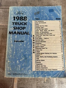 1988 Truck Shop Manual - Bild 1 von 5