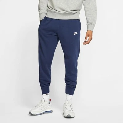 NUEVO Pantalones de chándal Nike Club polar para hombre azul marino talla grande BV2671-410 Foto 1 de 4