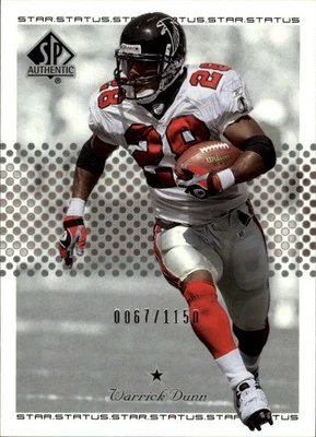 A4181- 2002 SP Authentic #144 Warrick Dunn SS /1150 (SAMPLE PICTURE) - Image 1 of 2