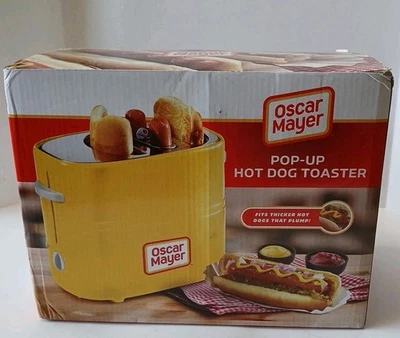 Oscar Mayer 2 Ranuras Hot Dog y Bollo Pop Up Tostadora ¡NUEVA SELLADA! Mínimo daño en caja Foto 1 de 4
