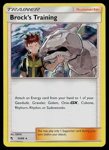 Pokemon Hidden Fates 55/68 Brock's Training Holo Rare - Picture 1 of 2