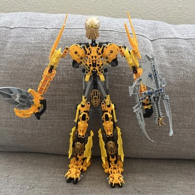 Lego 8998 Bionicle Toa Mata Nui 100% Complete Gold Ignika TIGHT JOINTS Kanohi A+ - Image 1 of 4