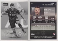 2018 Topps Stadium Club MLS Black and White Vako #55 Rookie RC