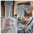 Women's Dressing Night Gown SHAPELY FIGURES Size 20-22  Sky Blue & Orange Floral