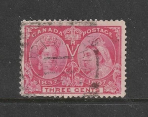 Canada PORT ARTHUR ON Squared Circle Queen Victoria 3c Jubilee 1897 Bullseye - Picture 1 of 1