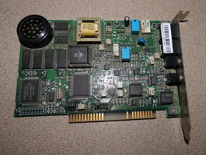 vintage USRobotics CJE Modem Card CJEUSA-65828-FA-E 550 6345A 1995 - Picture 1 of 2