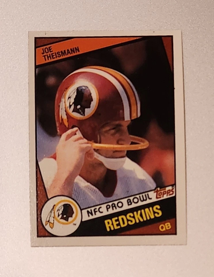 1984 TOPPS JOE THEISMANN WASHINGTON REDSKINS #390 - Image 1 of 1