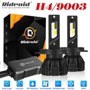 9003 H4 Kit Bombillas Faro LED 240W 24000LM Alto/Bajo Haz Super Brillante Blanco 6500K - Imagen 1 de 16