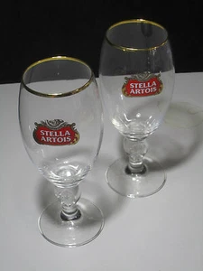 2 NEUE Stella Artois Kelch 40 CL Biergläser Pub Bar Stielgläser Kelch Männerhöhle - Bild 1 von 3