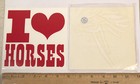 Lot Of 2 Horses Window Decal Stickers I Love Heart Horses
