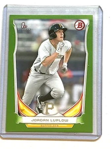 2014 Bowman 1ST Draft Picks & Prospects Jordan Luplow 33/75 #DP100 Green - Picture 1 of 2