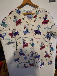 Vintage Snoopy Skating Scrubs - Picture 1 of 9