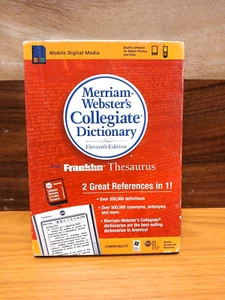 Merriam - Webster's Collegiate Dictionary & Franklin Thesaurus neu versiegelt - Bild 1 von 6