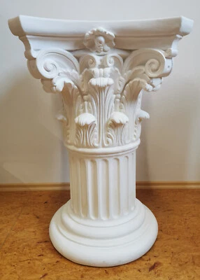 Deko Säule Blumensäule Sockel Antik Stuckgips 78 cm - Bild 1 von 2