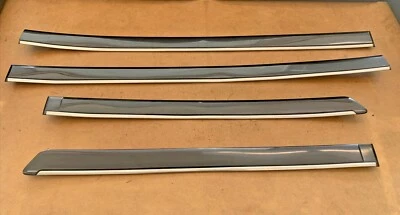 Juego de molduras de puerta delantera trasera derecha izquierda zafiro negro Volvo S80 1999-2006  Foto 1 de 4