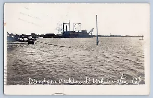 East Wilmington California Dredge RPPC Real Photo Postcard 1914 DPO 1912/21 - Picture 1 of 2