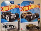LOT OF 2 - 2023  And 2022 HOT WHEELS BONE SHAKER Black And Gold