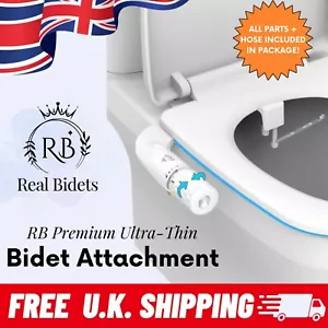 Bidet Toilet Seat Attachment | Ultra-Thin DIY Sprayer | REAL BIDETS BRAND | UK - Picture 1 of 12