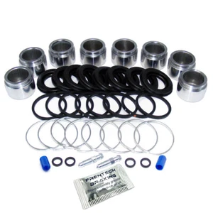2x Front Brake Caliper Repair Kits & Pistons For Nissan 200SX S14 (4 Pot) - Picture 1 of 8