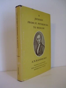 A Journey from St. Petersburg to Moscow by Aleksandr Radishchev. Harvard, 1969 - Imagen 1 de 4