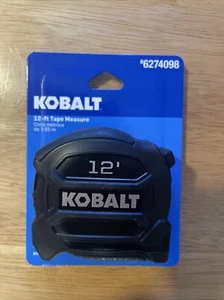 Kobalt 12ft Tape Measure Black #6274098 New In Package  - Picture 1 of 1