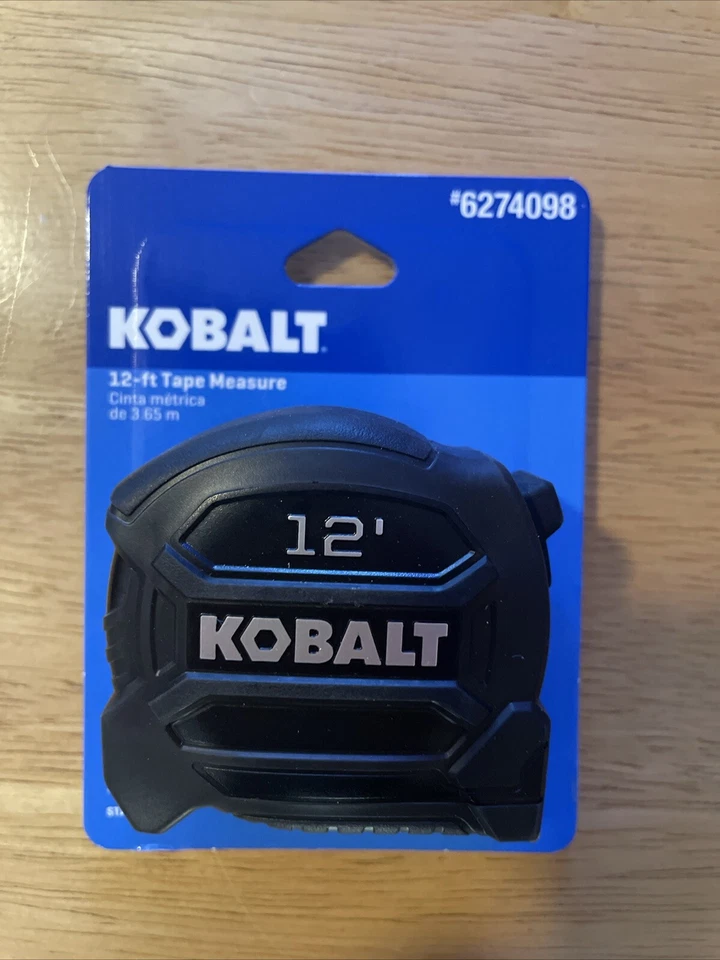 Kobalt 12ft Tape Measure Black #6274098 New In Package  - Image 1 of 1