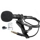 Broadcast Quality Lavalier Lapel Mic for Smartphone 3 5MM Portable Microphone
