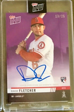 2019 Topps Now Road to Opening Day David Fletcher Angels Autograph 13/25