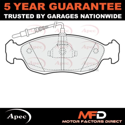 Fits Peugeot 306 1993-2002 Apec Front Brake Pads Set 425188 - Image 1 of 2